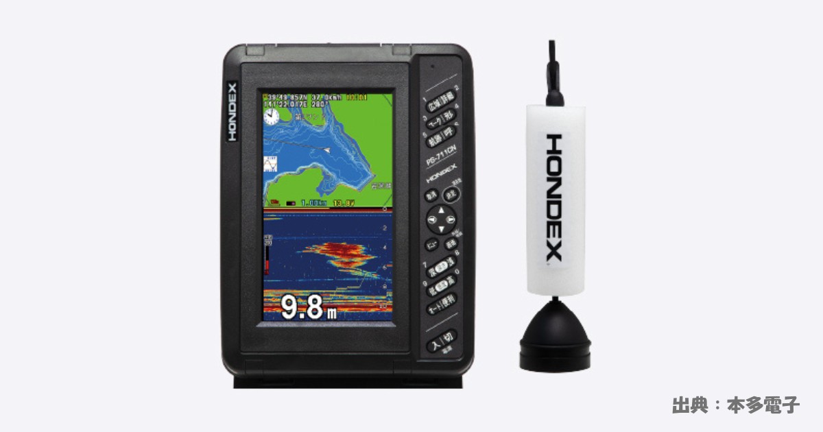 7型液晶搭載！ホンデックス「PS-711CNワカサギパック」が新発売